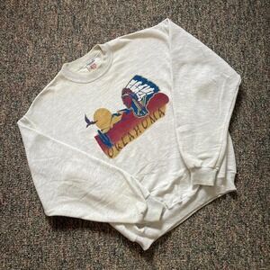 Vintage 90s Oklahoma‎ Desert Indian Crew Neck